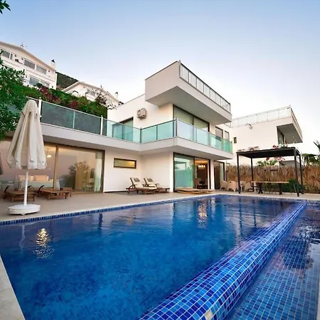 Kalkan'da Muhtesem Deniz Manzarali Villa-awz200 Kaş