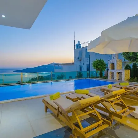 Kalkan'da Muhtesem Deniz Manzarali Villa-awz200 Villa