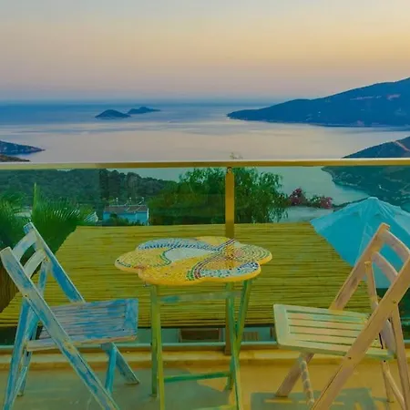 Villa Kalkan'da Muhtesem Deniz Manzarali Villa-awz200 Kaş
